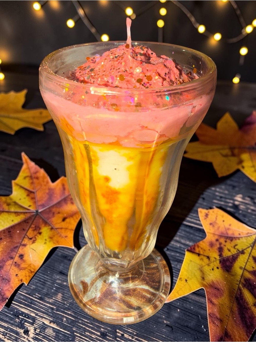 Pumpkin Pecan Praline Sundae Soy Candle 🍂🍫🎃 - Picture 6 of 8